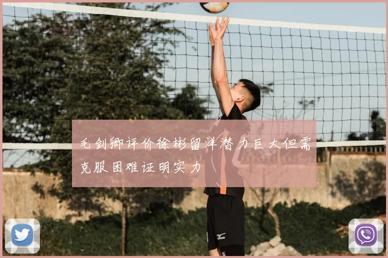毛剑卿评价徐彬留洋潜力巨大但需克服困难证明实力