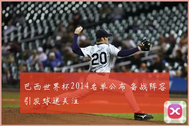 巴西世界杯2014名单公布 备战阵容引发球迷关注