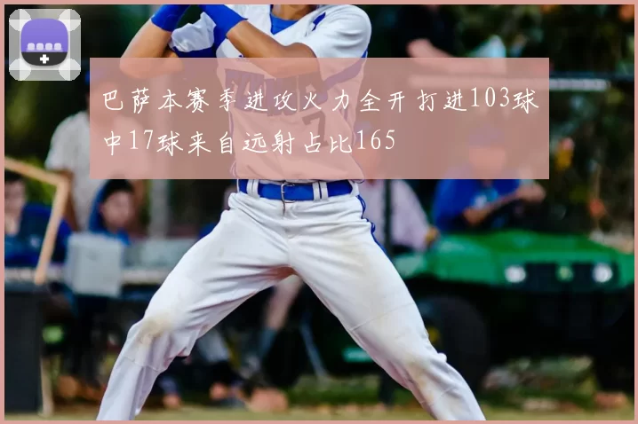 巴萨本赛季进攻火力全开打进103球中17球来自远射占比165