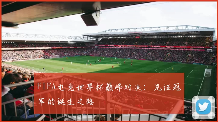 FIFA电竞世界杯巅峰对决：见证冠军的诞生之路