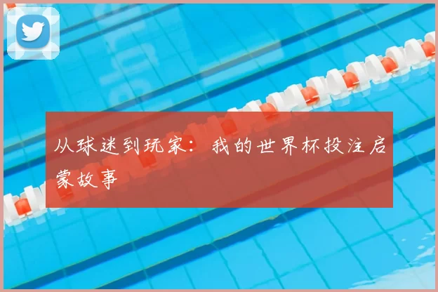 从球迷到玩家：我的世界杯投注启蒙故事