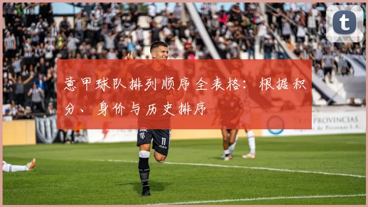 意甲球队排列顺序全表格：根据积分、身价与历史排序