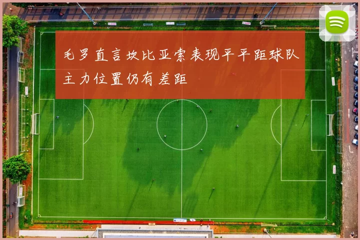 毛罗直言坎比亚索表现平平距球队主力位置仍有差距