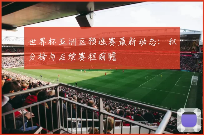 世界杯亚洲区预选赛最新动态：积分榜与后续赛程前瞻